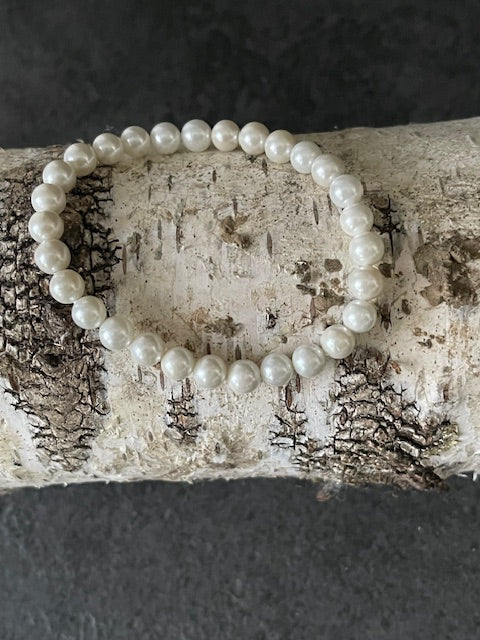 Bracelet Perles d'eau douce 6 mm