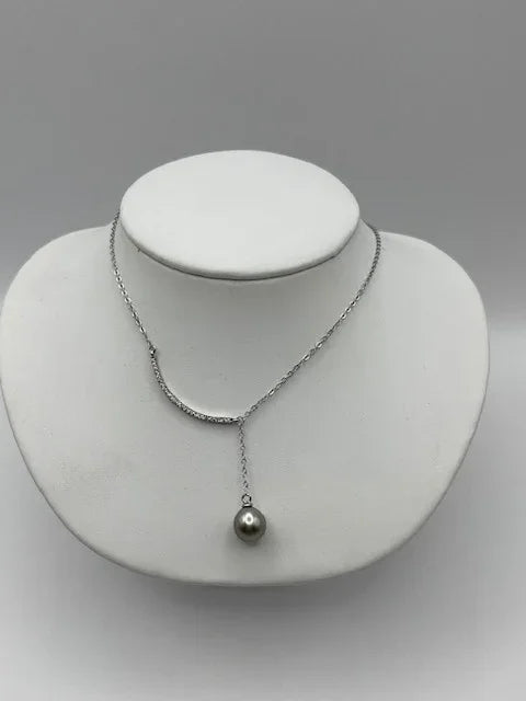 Collier "Vague de zircons"