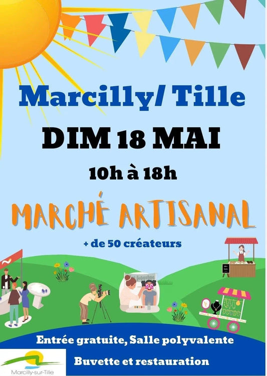 Marché artisanal - Marcilly-sur-Tille - Dimanche 18 mai 2025
