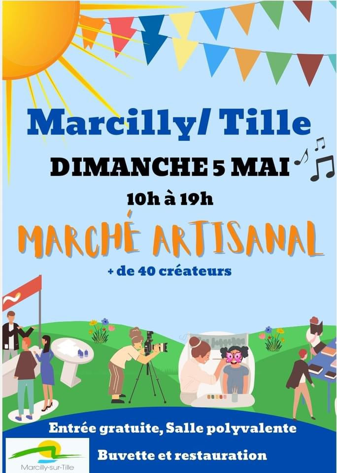 Marché artisanal 05/05/2024 Marcilly sur Tille