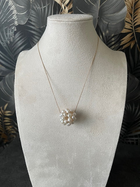 Ball of freshwater pearls